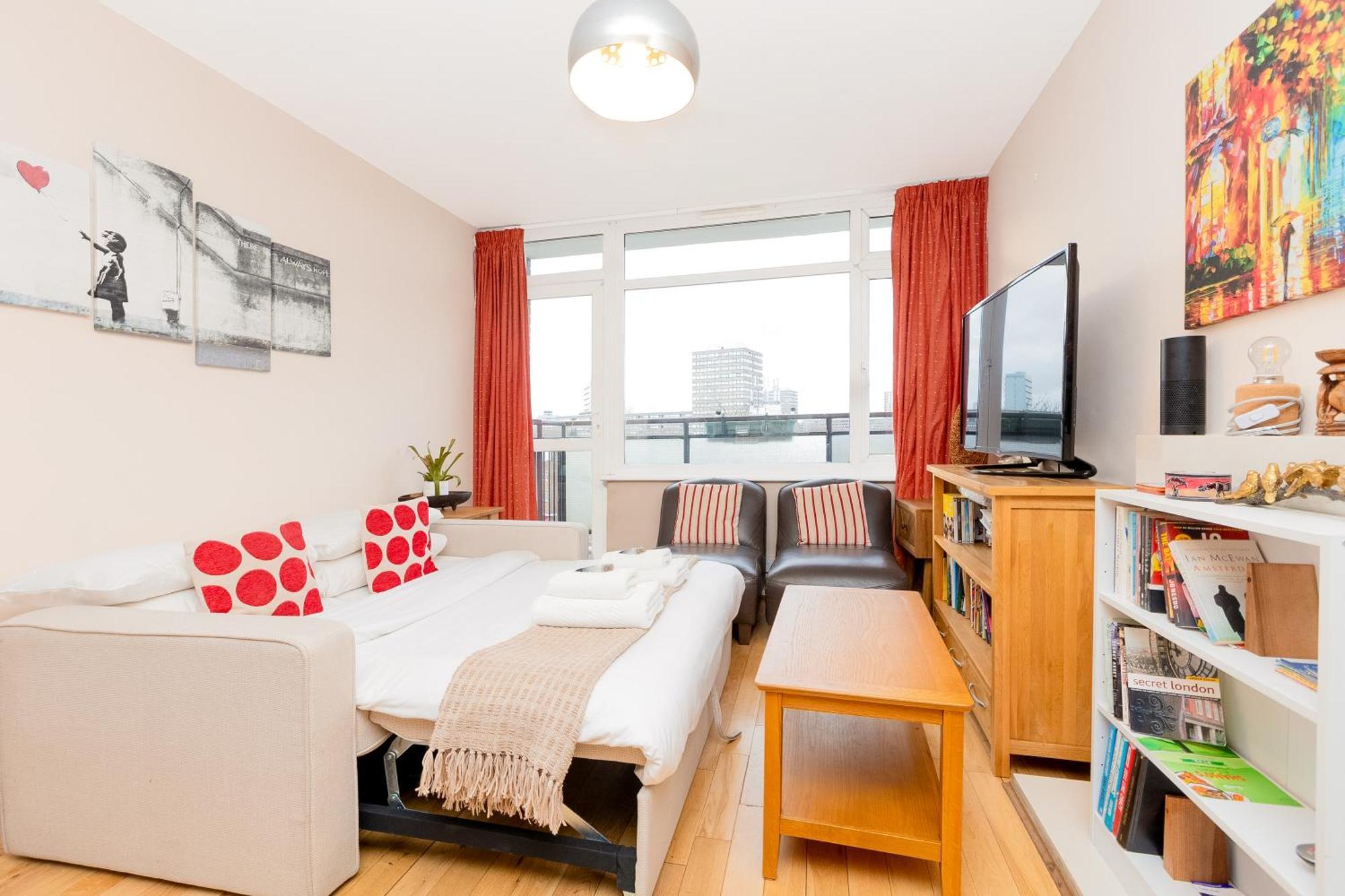 伦敦2Br Balcony, Battersea, 5Min Clapham Junction St公寓 外观 照片